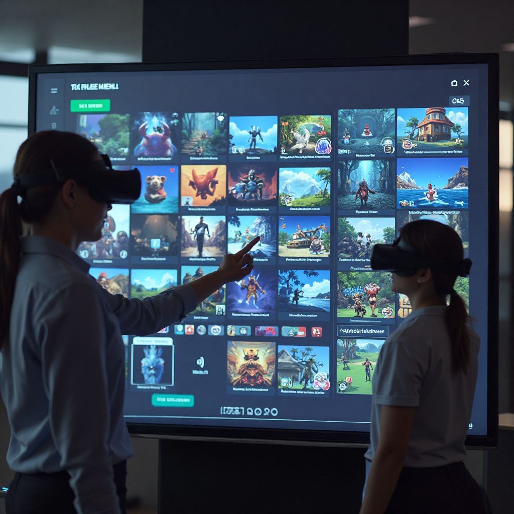 Bogata biblioteka gier i aplikacji VR