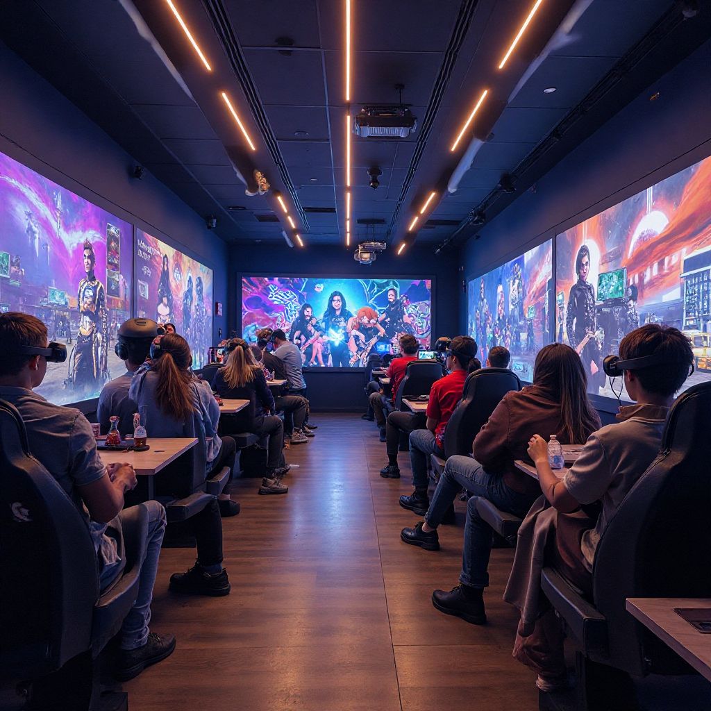 Panorama głównej sali klubu